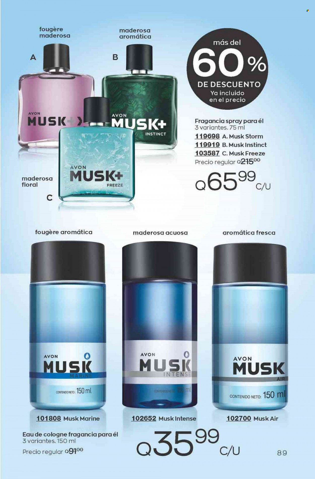 Catálogo Avon. Página 89