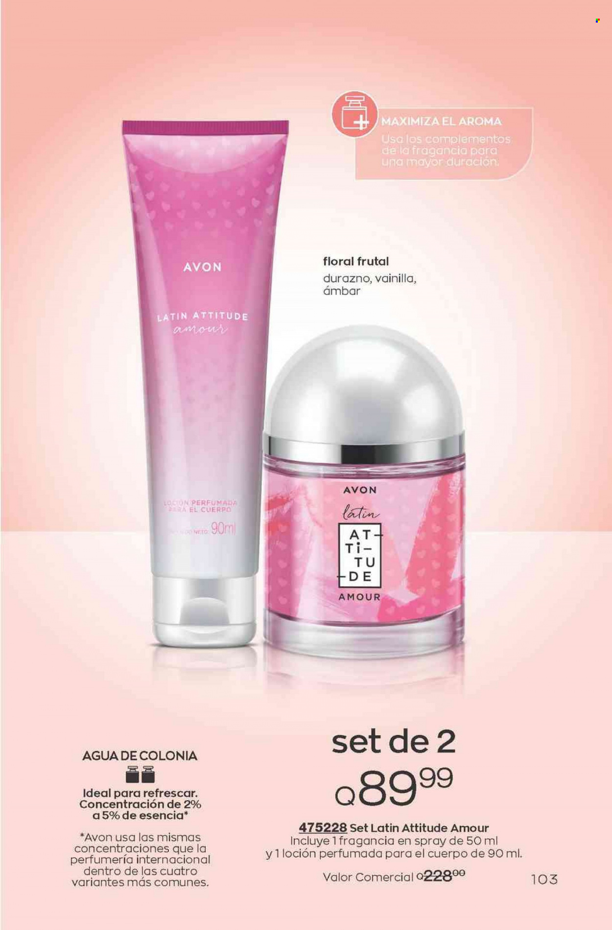 Catálogo Avon. Página 103