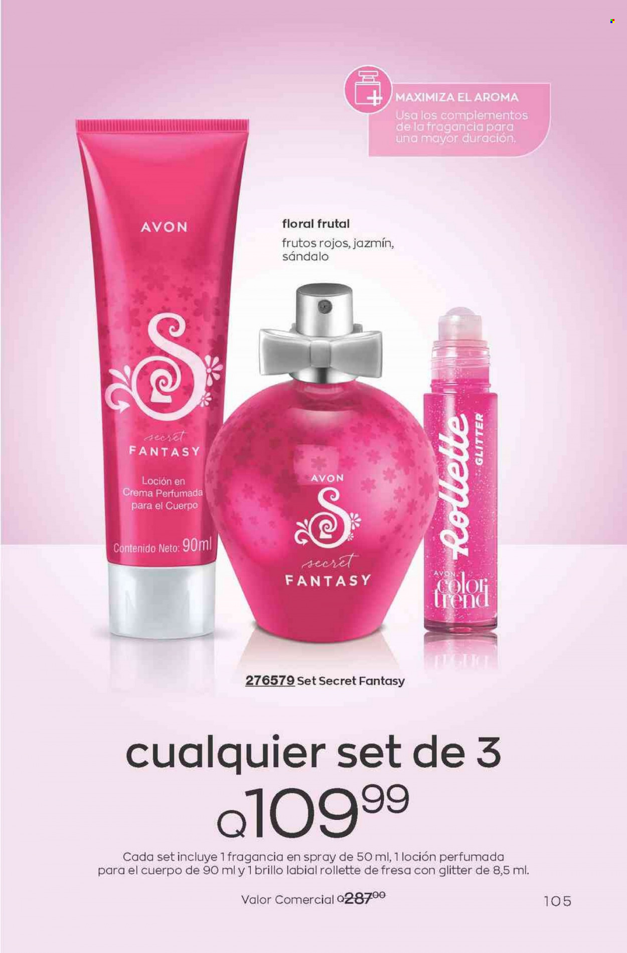 Catálogo Avon. Página 105