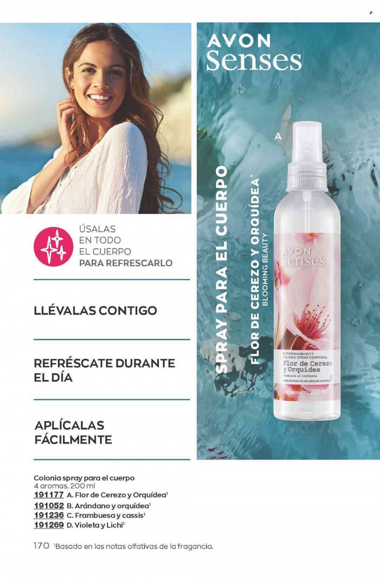 Catálogo Avon. Página 170