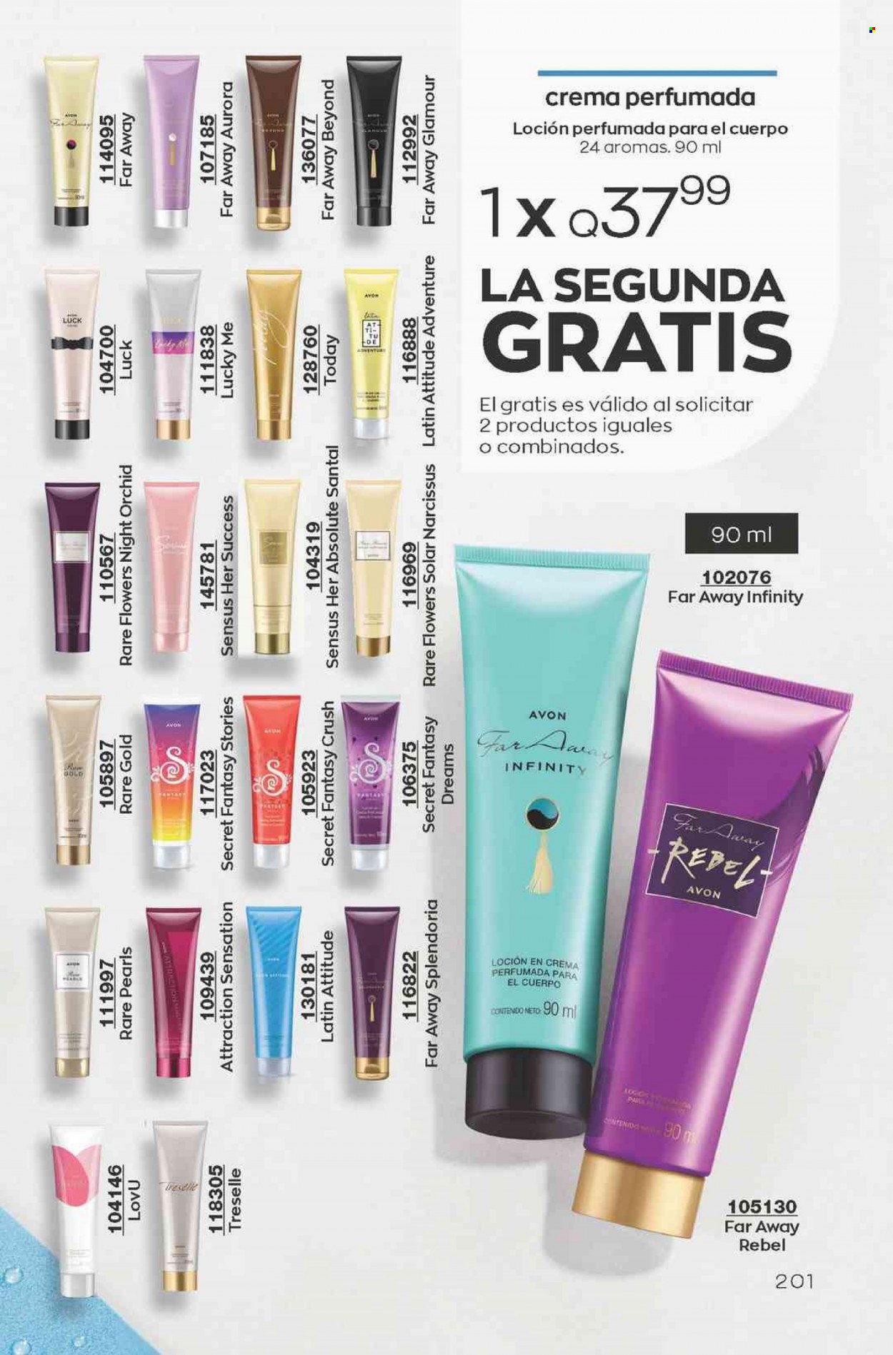 Catálogo Avon. Página 201