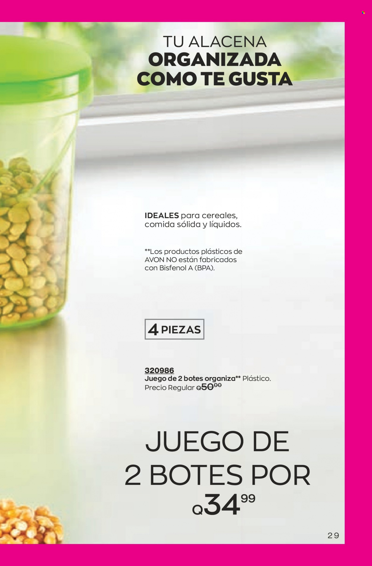 Catálogo Avon. Página 29