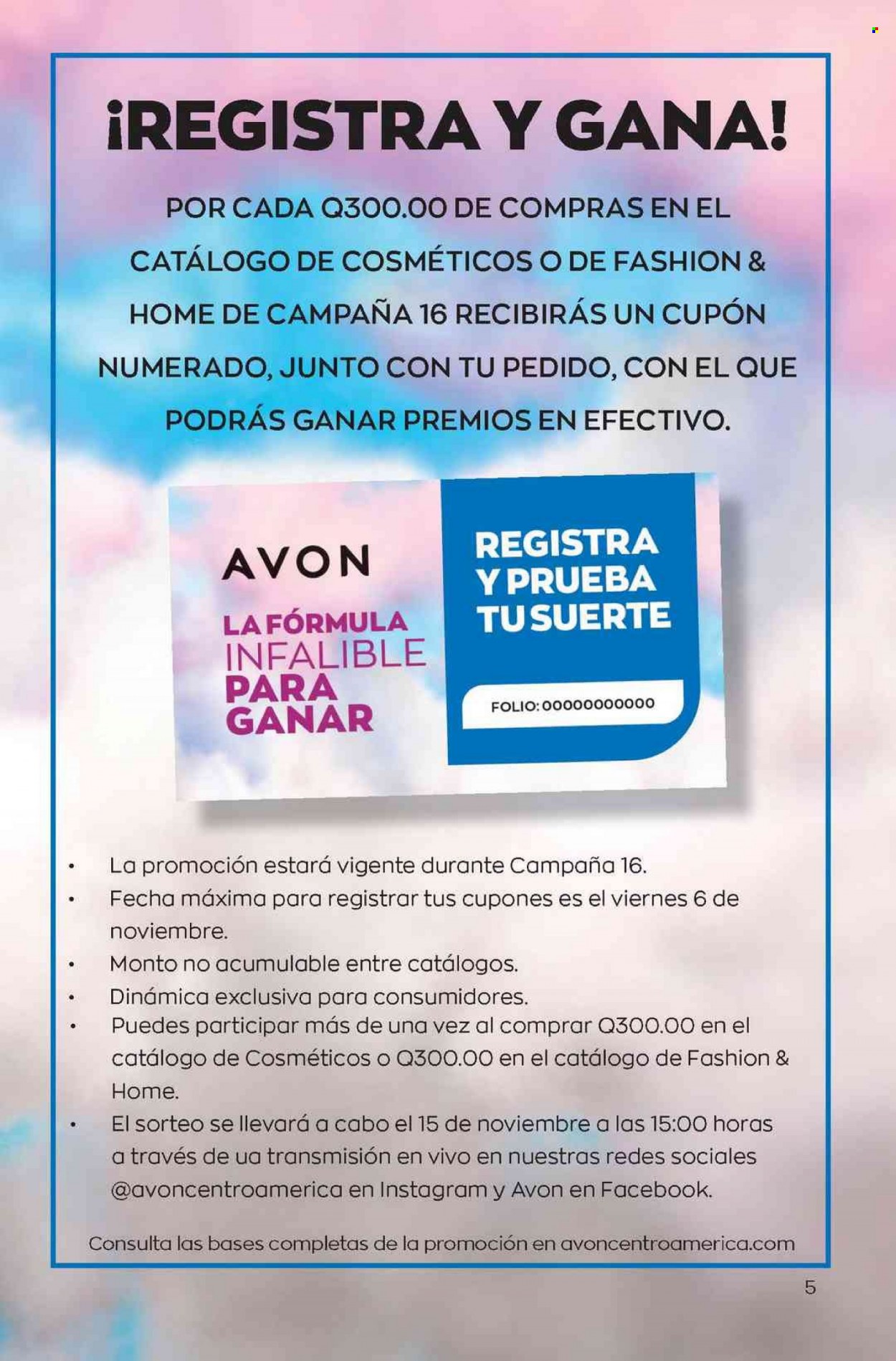 Catálogo Avon. Página 5