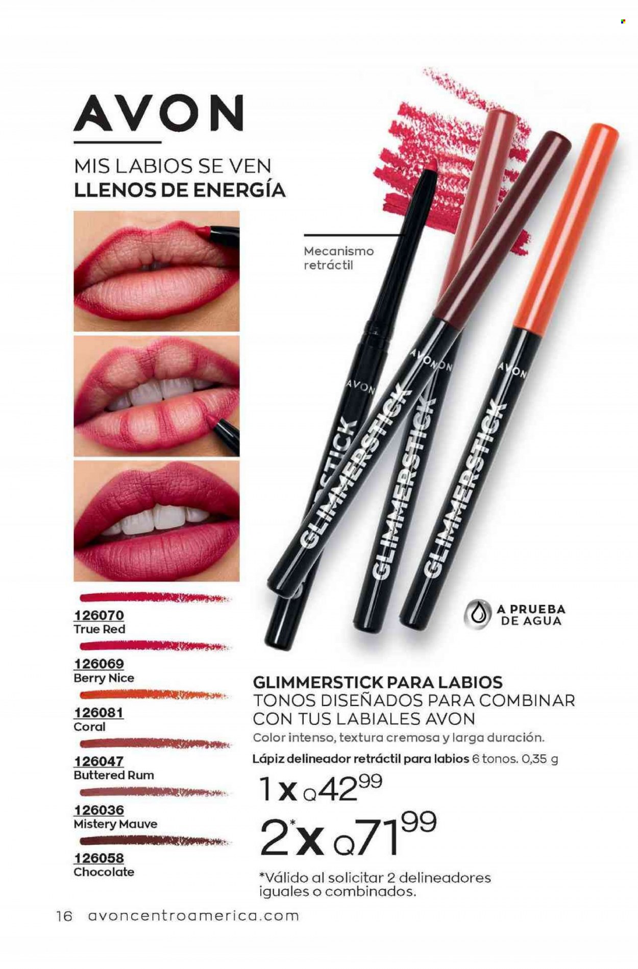 Catálogo Avon. Página 16