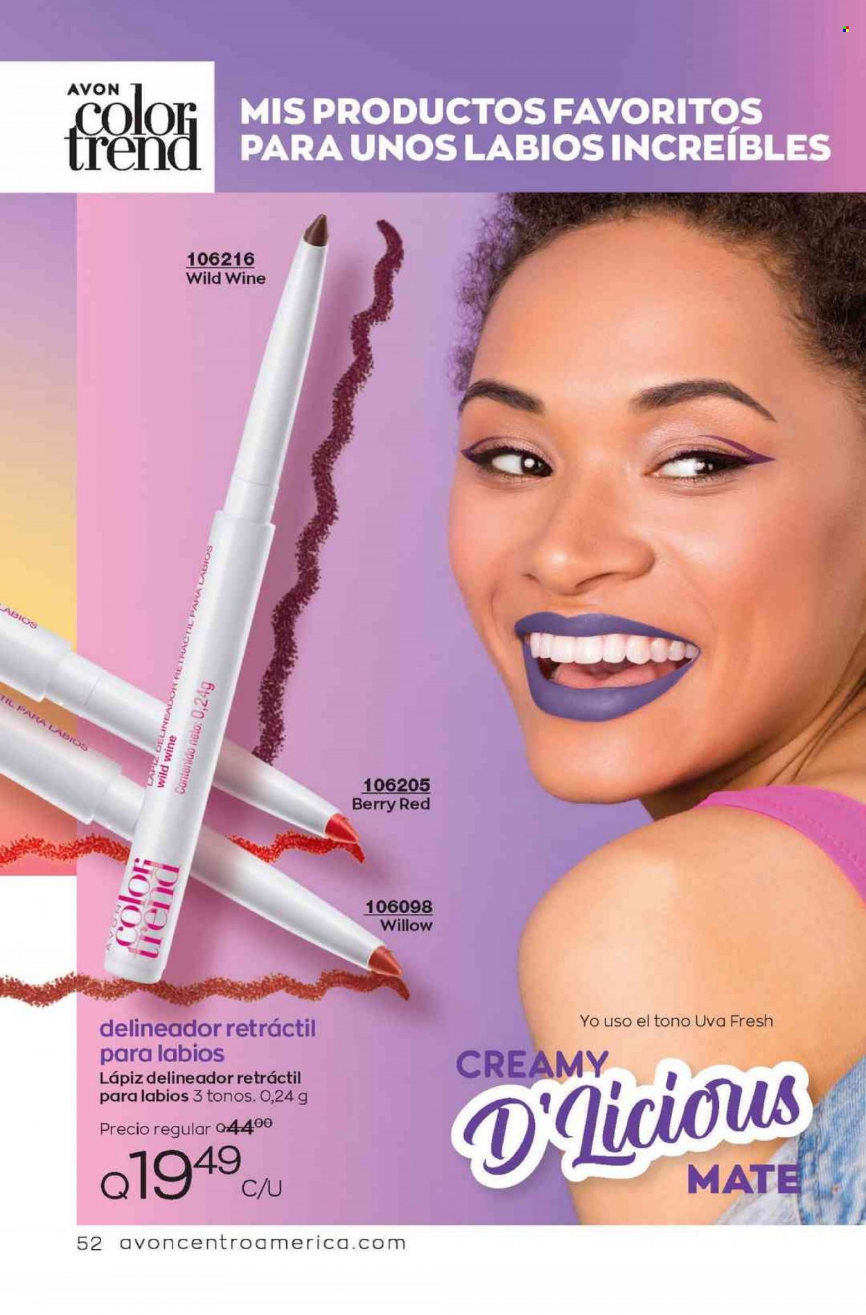 Catálogo Avon. Página 52