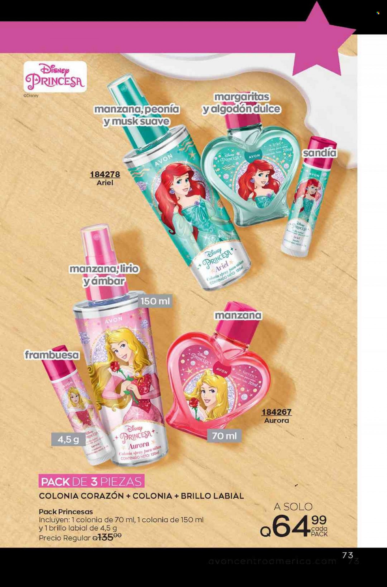 Catálogo Avon. Página 73