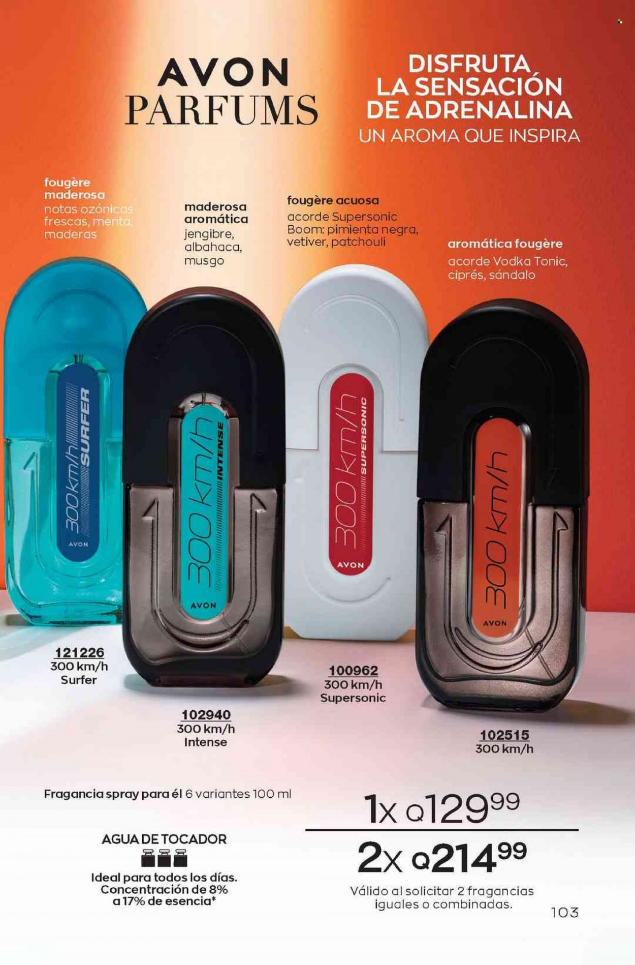 Catálogo Avon. Página 103