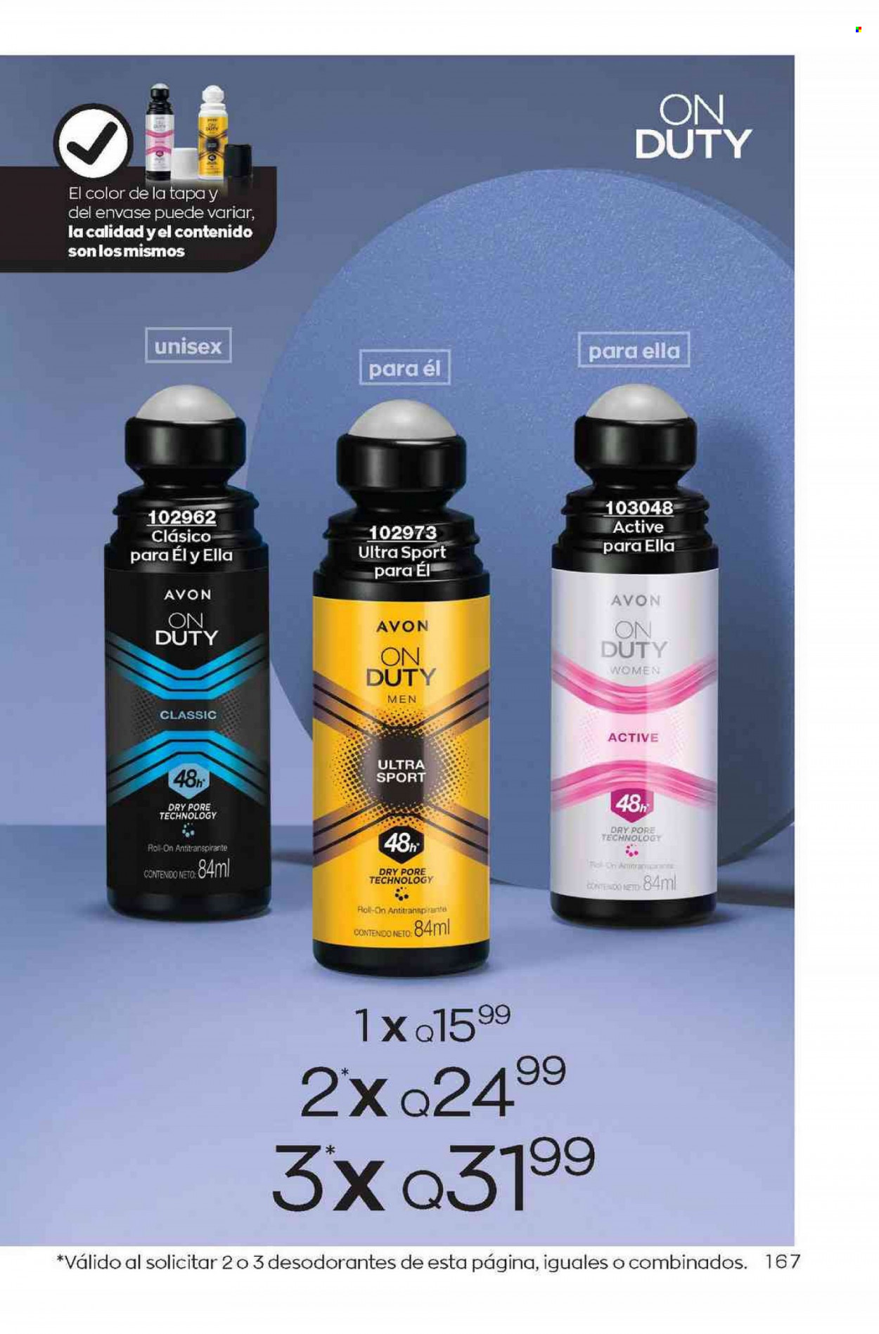 Catálogo Avon. Página 167