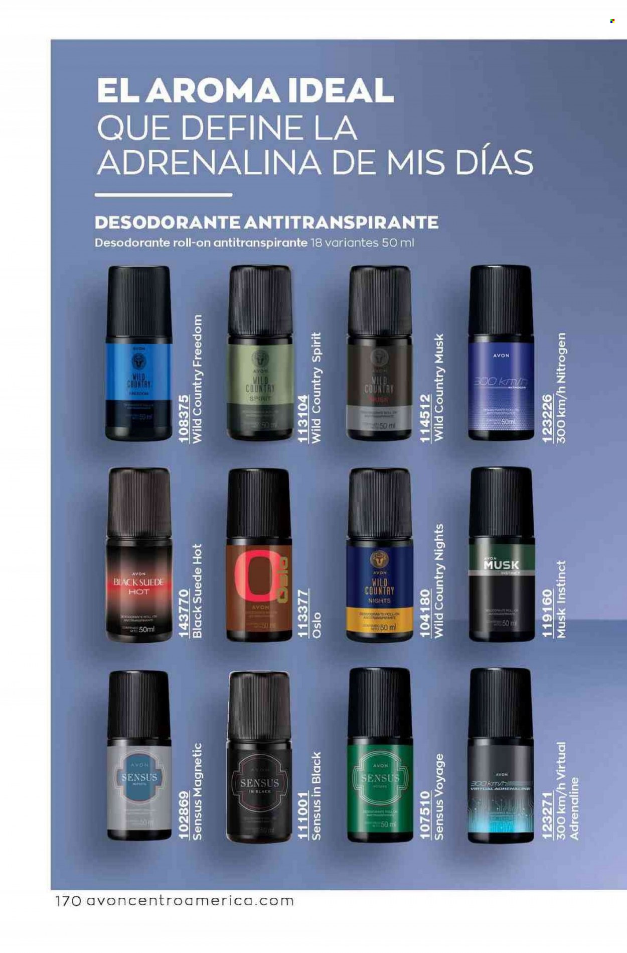 Catálogo Avon. Página 170