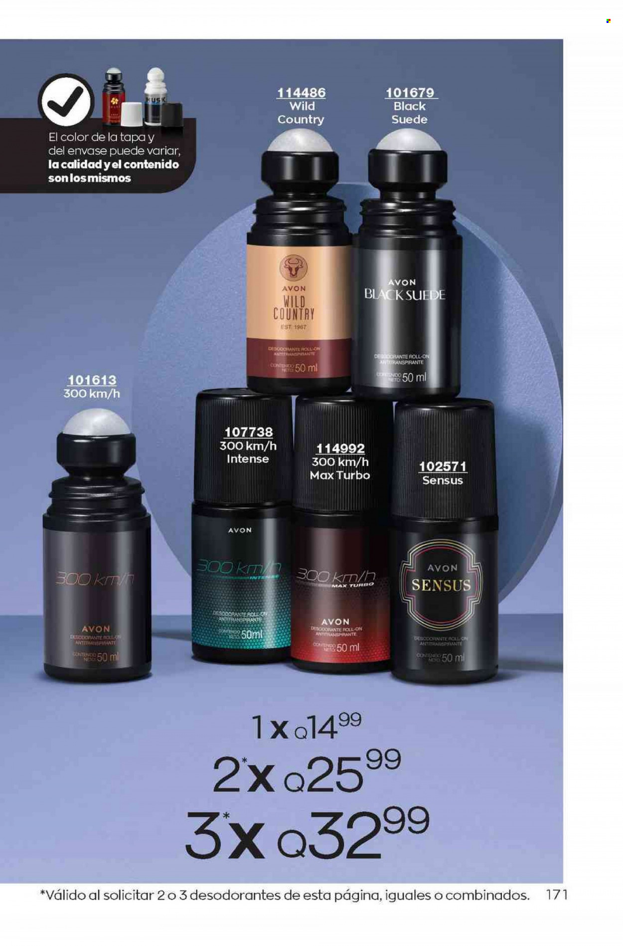 Catálogo Avon. Página 171
