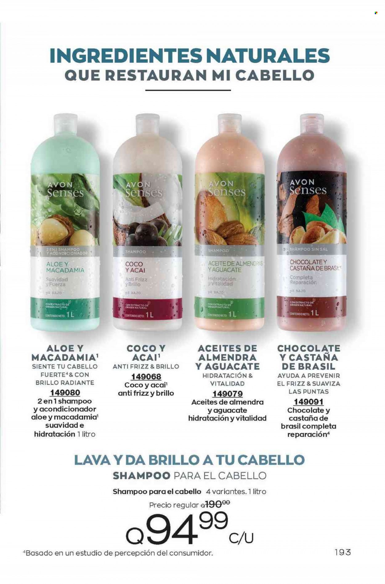 Catálogo Avon. Página 193