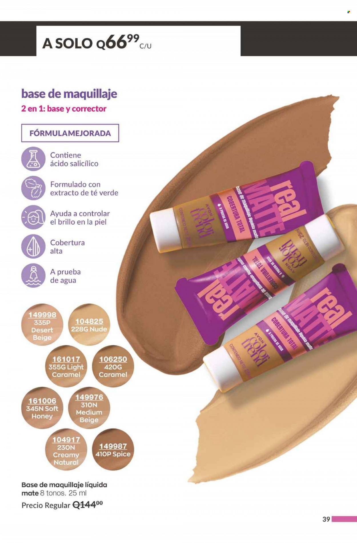 Catálogo Avon. Página 39