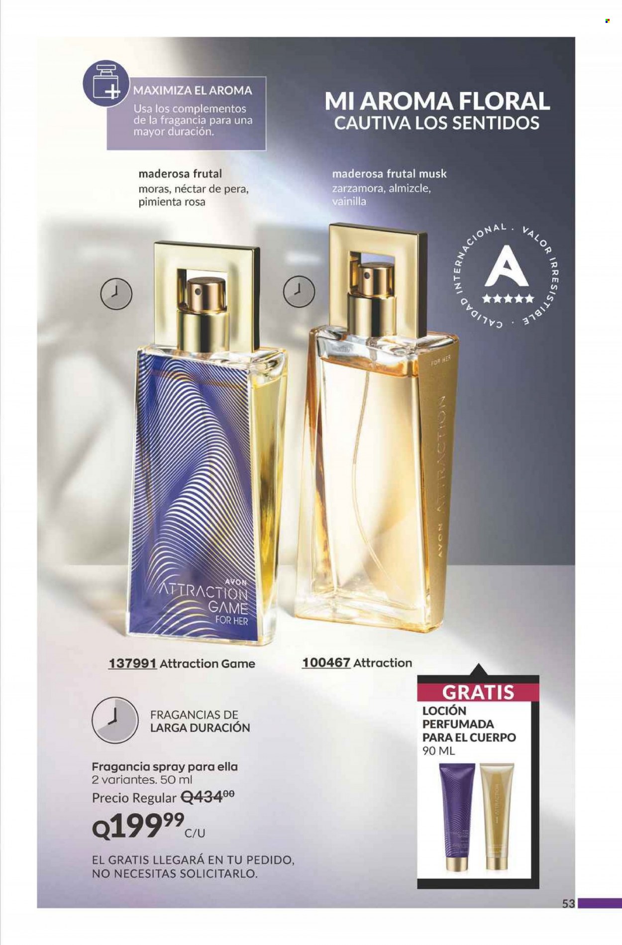 Catálogo Avon. Página 53