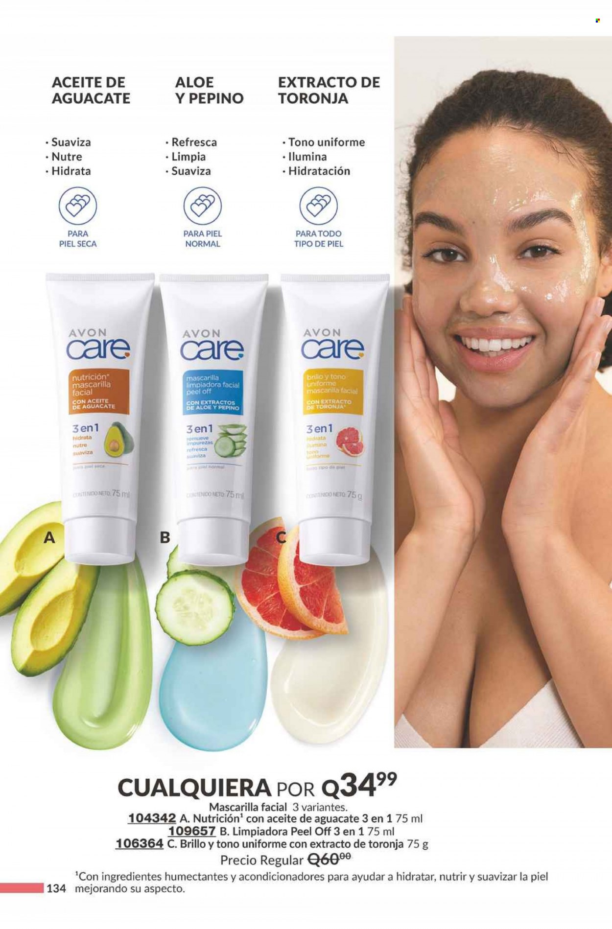 Catálogo Avon. Página 134