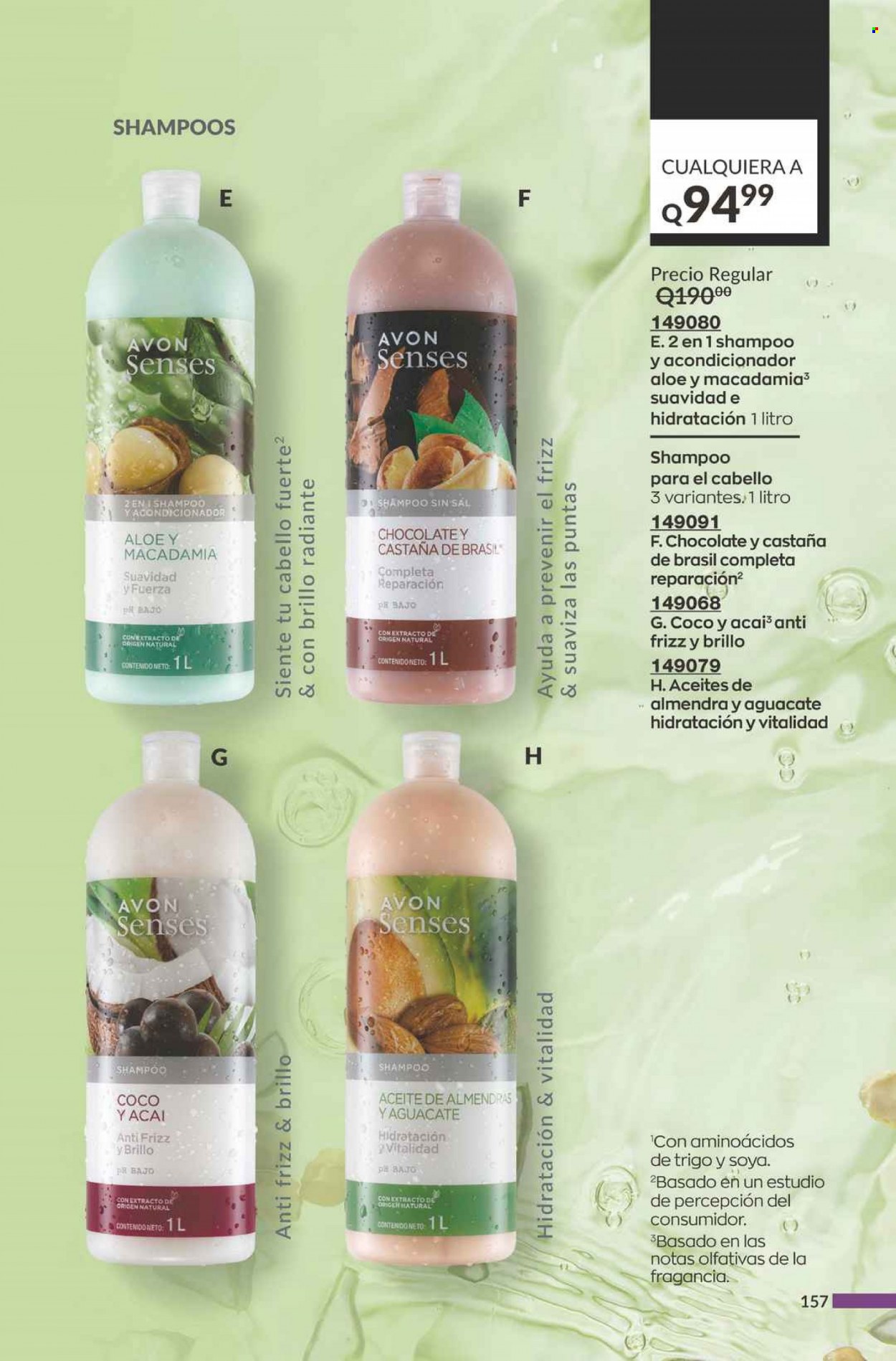 Catálogo Avon. Página 157