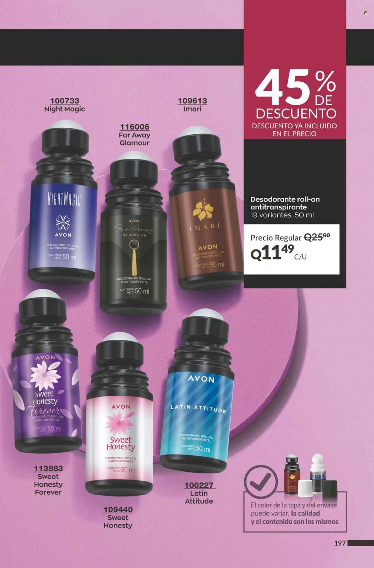 Catálogo Avon. Página 197
