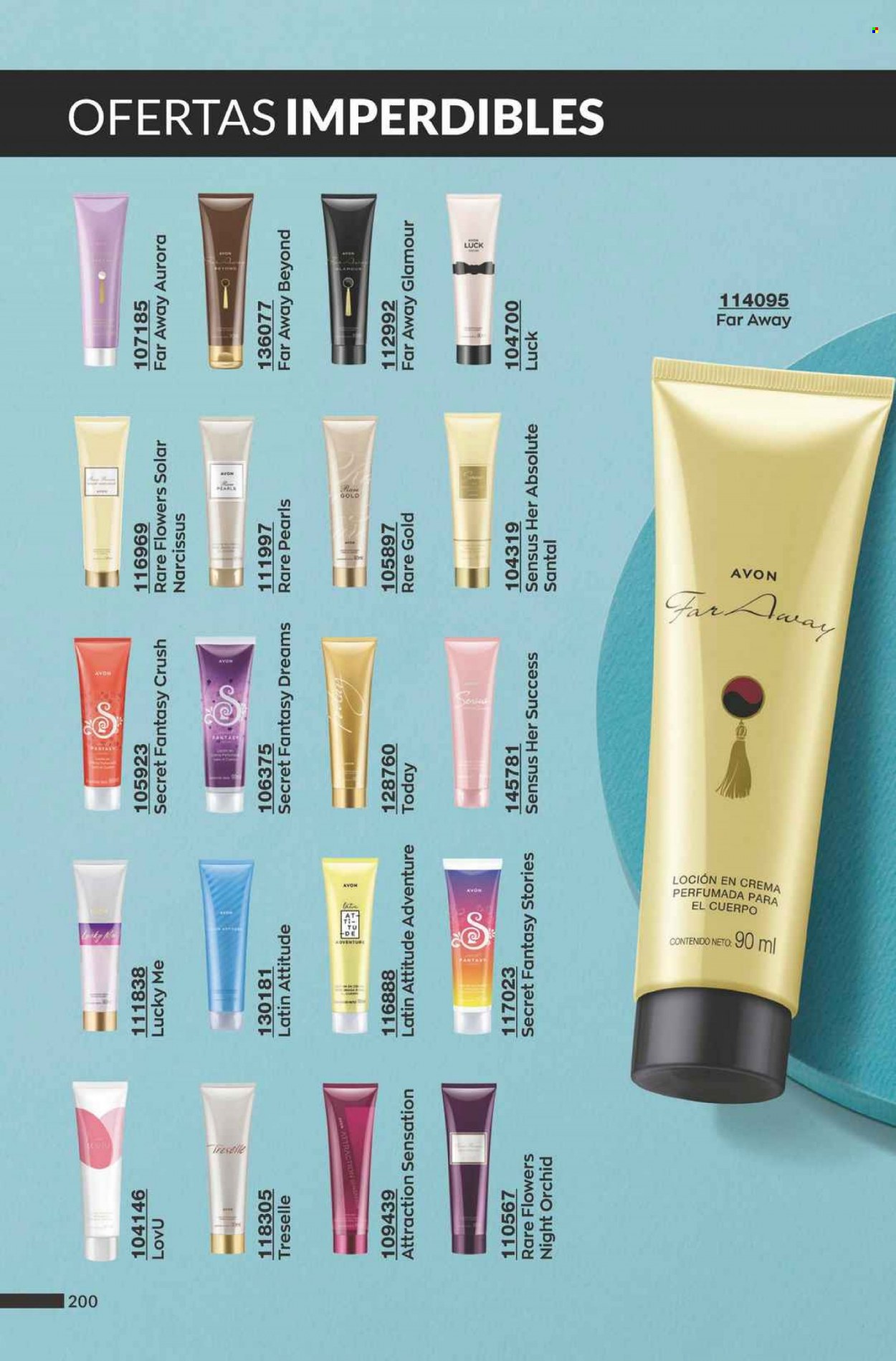 Catálogo Avon. Página 200