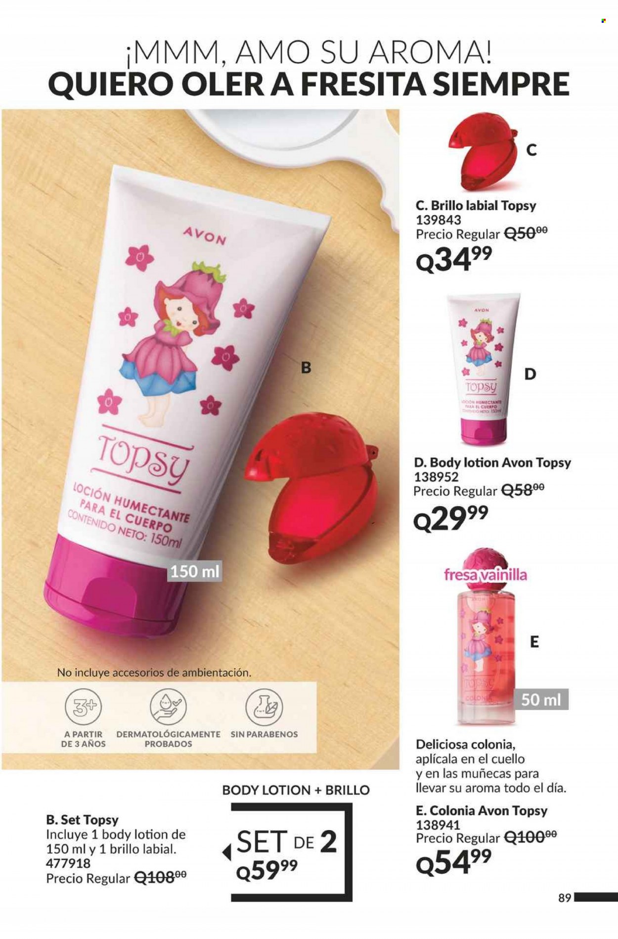 Catálogo Avon. Página 89