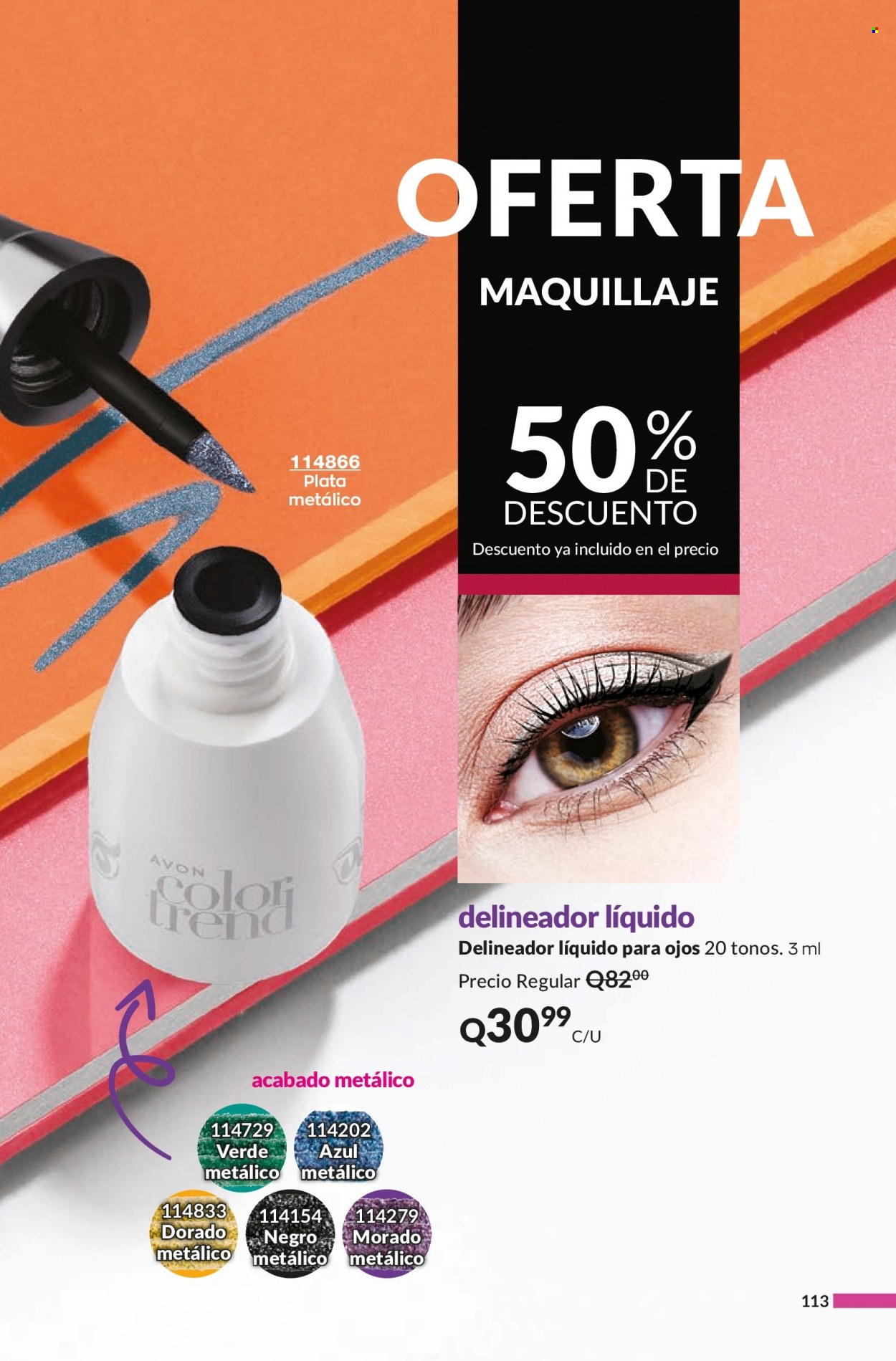 Catálogo Avon. Página 113