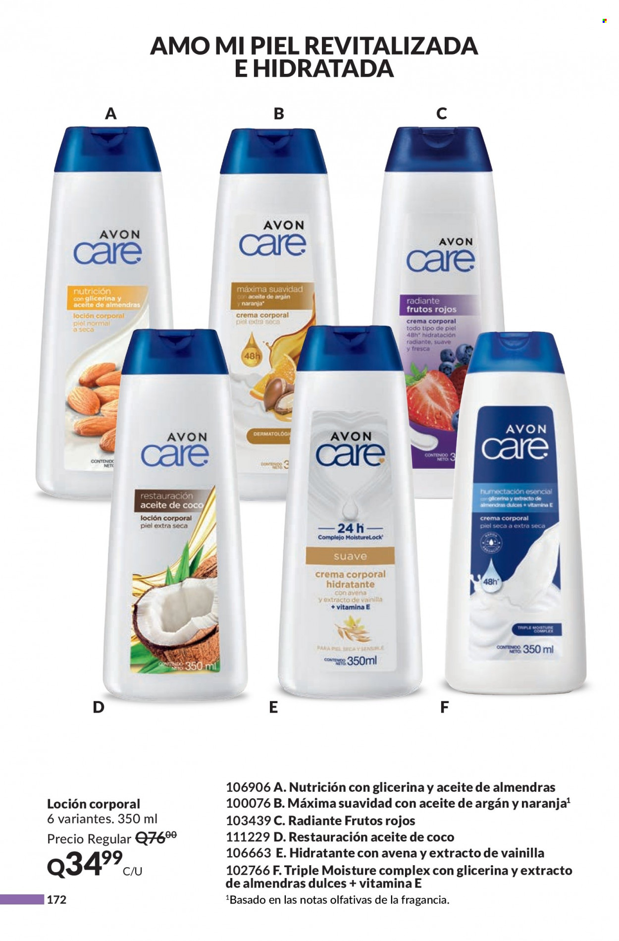 Catálogo Avon. Página 172
