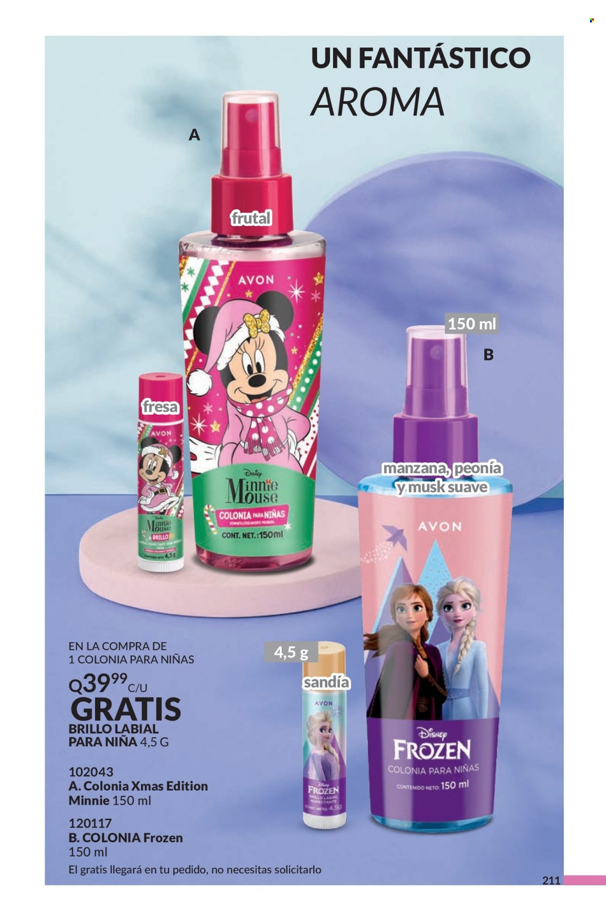 Catálogo Avon. Página 211