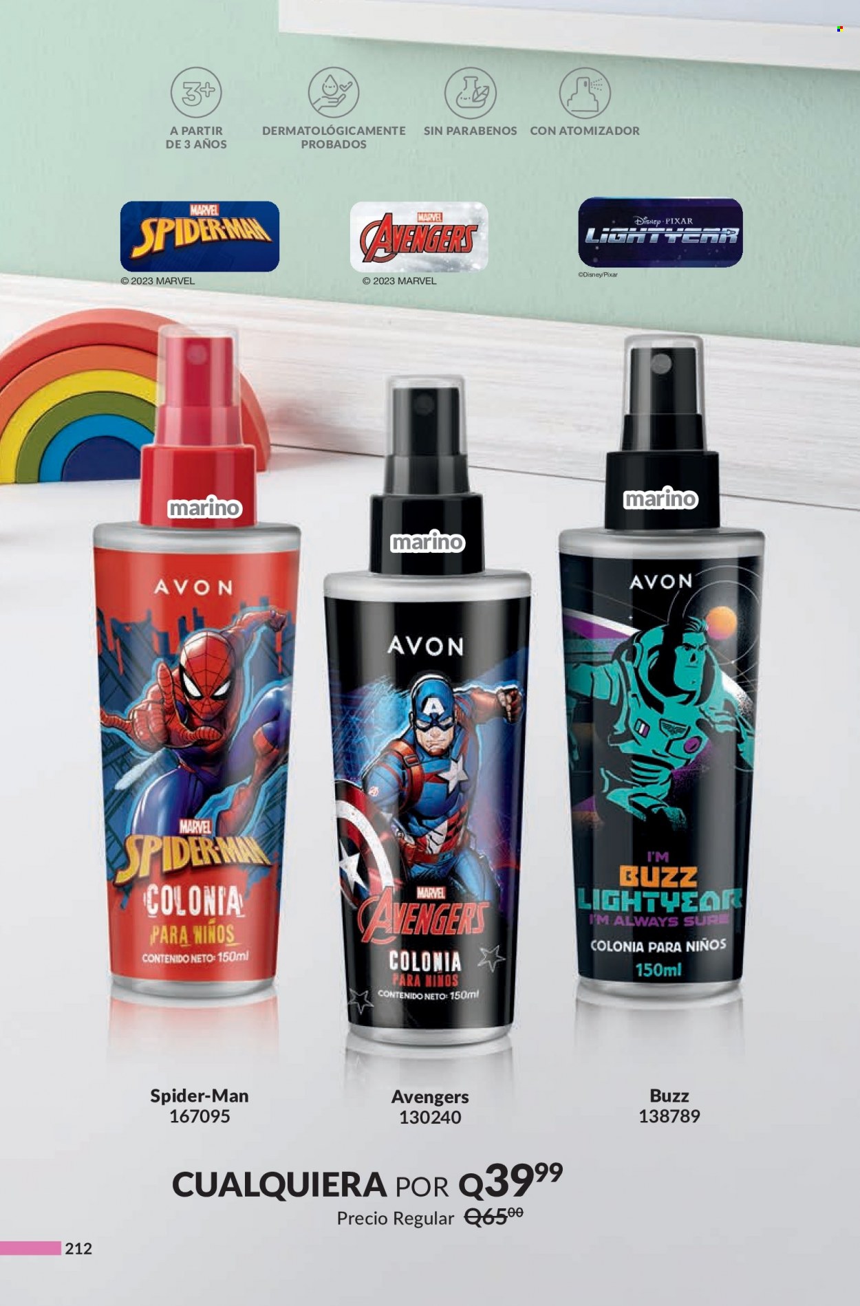 Catálogo Avon. Página 212