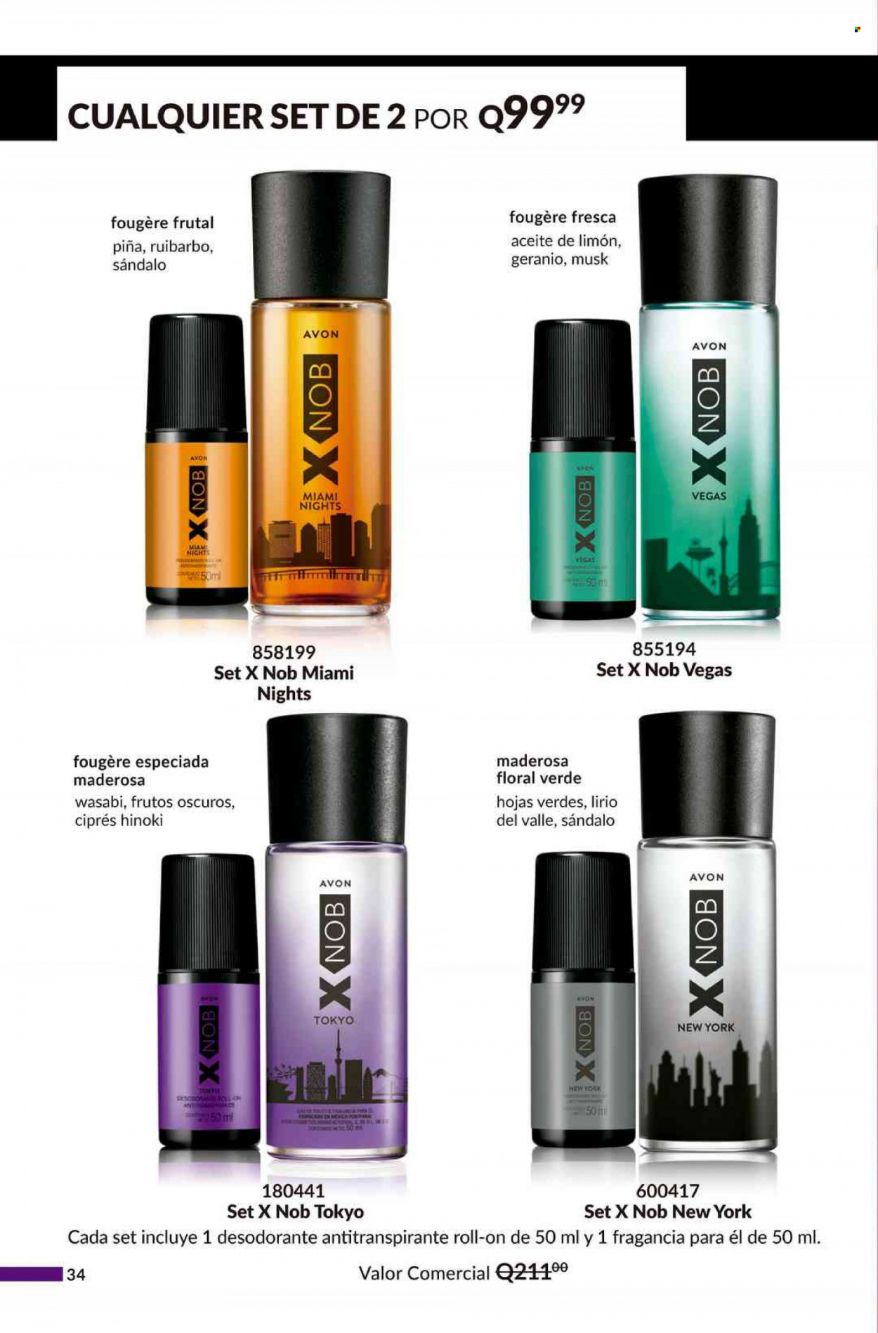 Catálogo Avon. Página 34