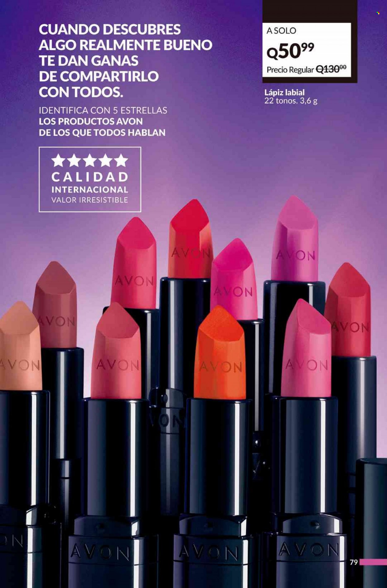 Catálogo Avon. Página 79