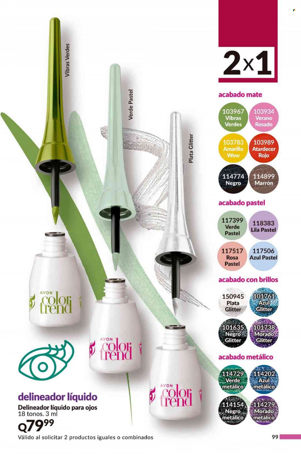 Catálogo Avon. Página 99