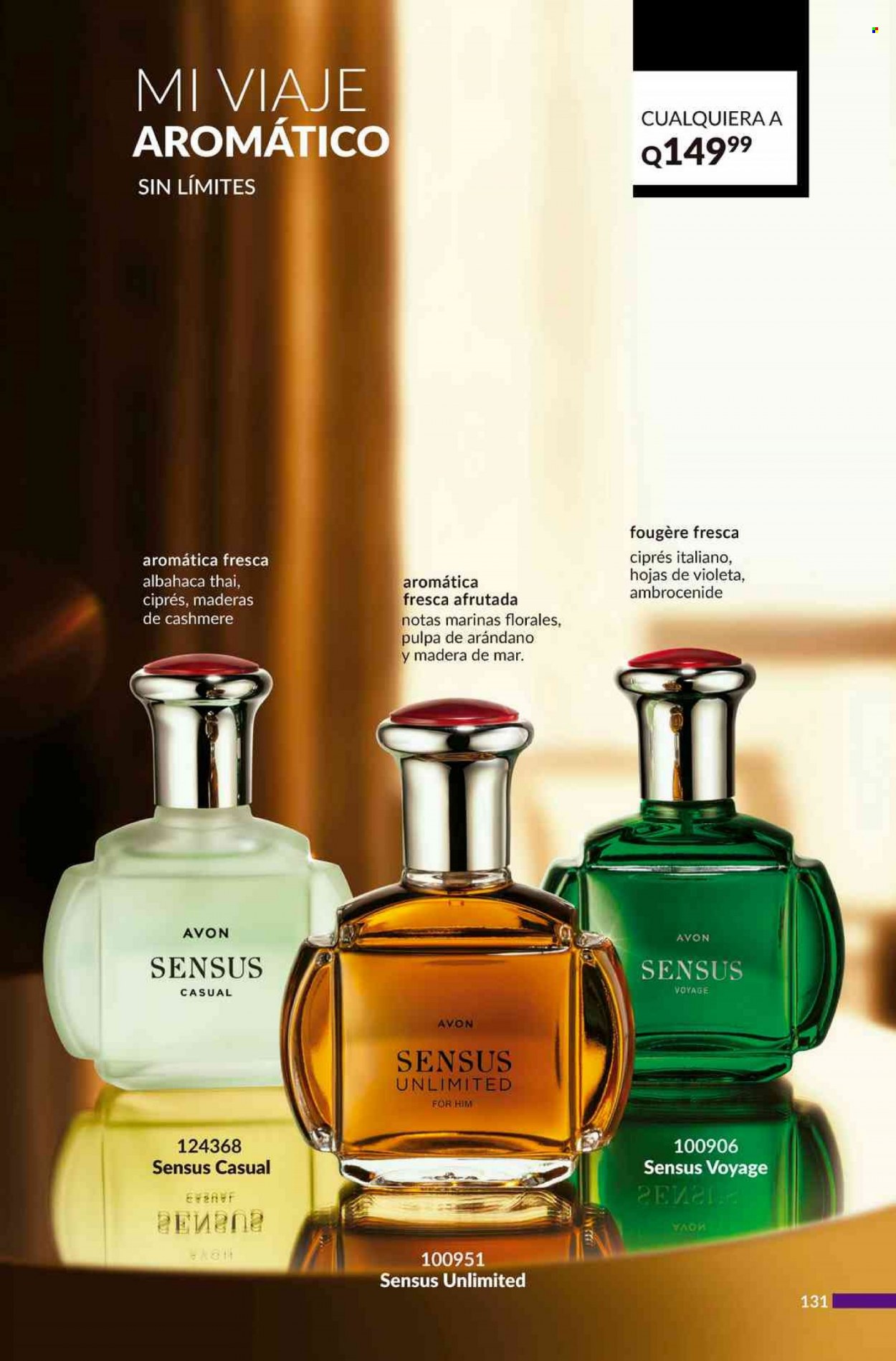 Catálogo Avon. Página 131