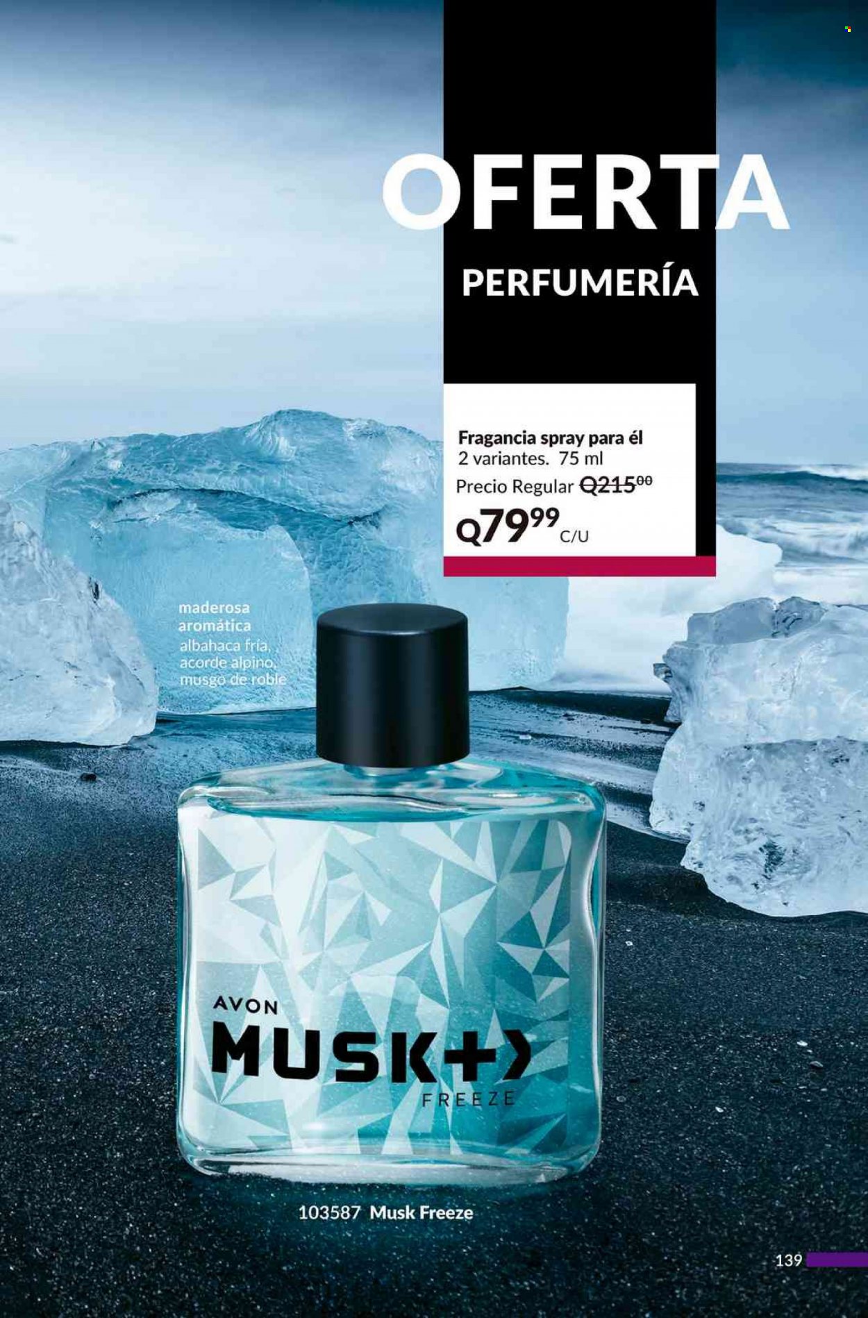 Catálogo Avon. Página 139