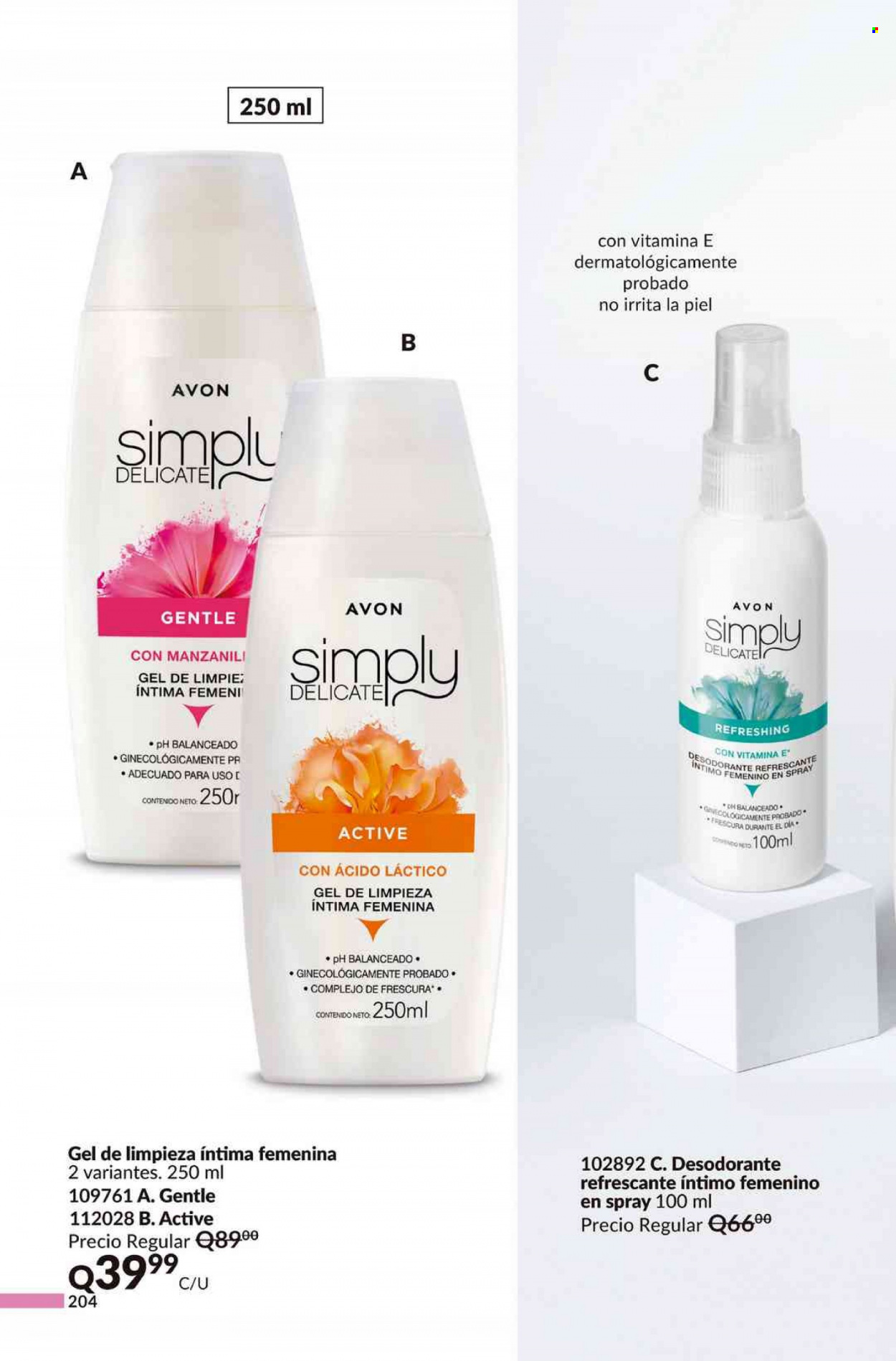 Catálogo Avon. Página 204