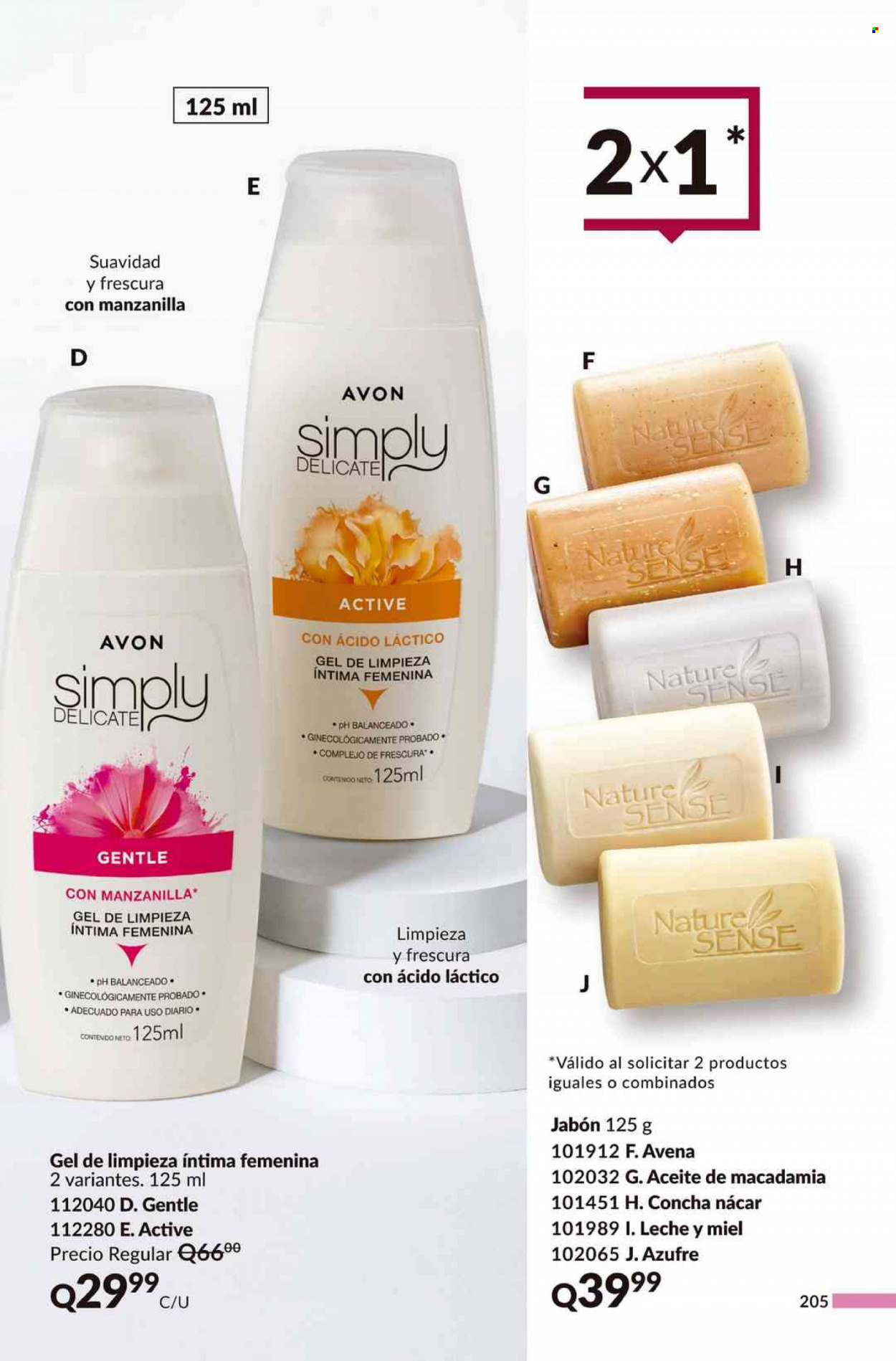 Catálogo Avon. Página 205