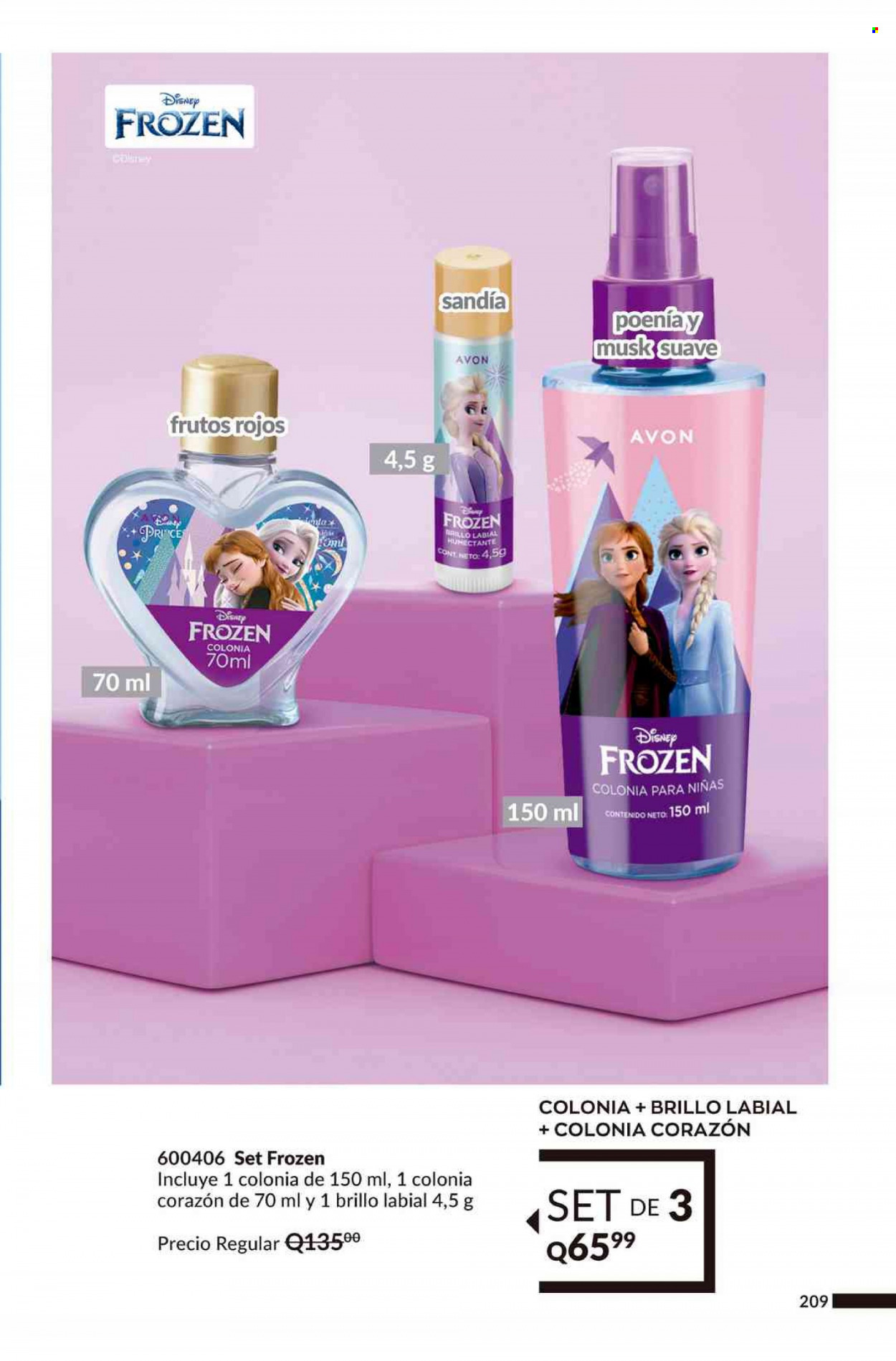 Catálogo Avon. Página 209