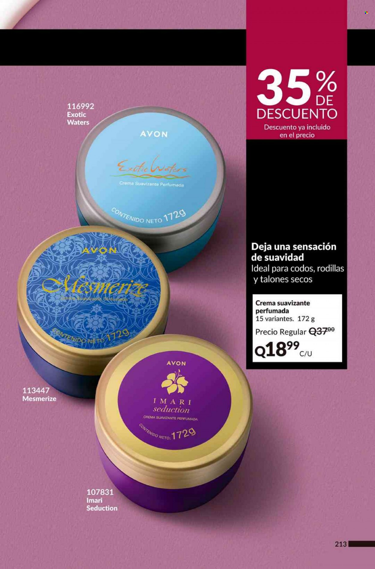 Catálogo Avon. Página 213