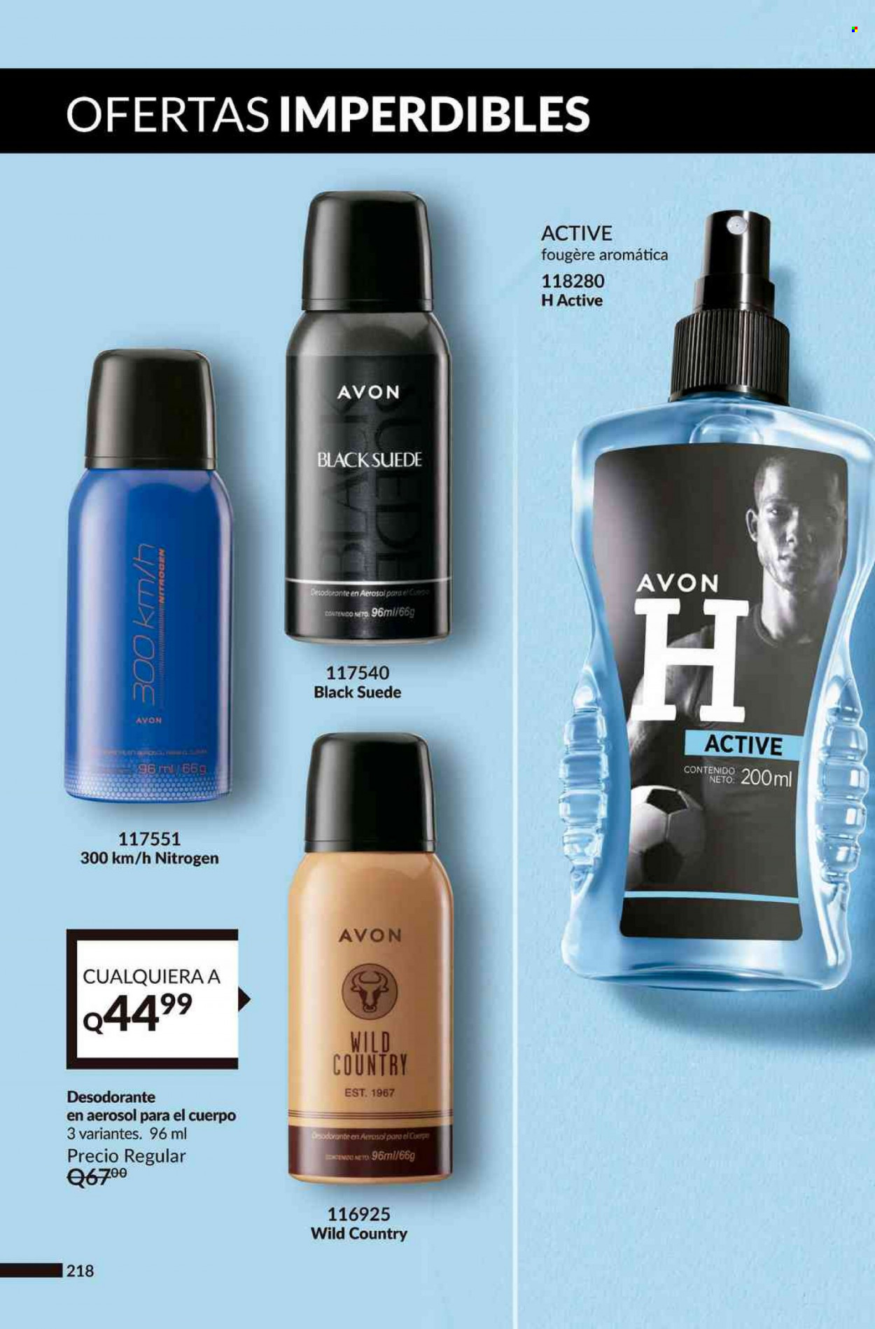 Catálogo Avon. Página 218