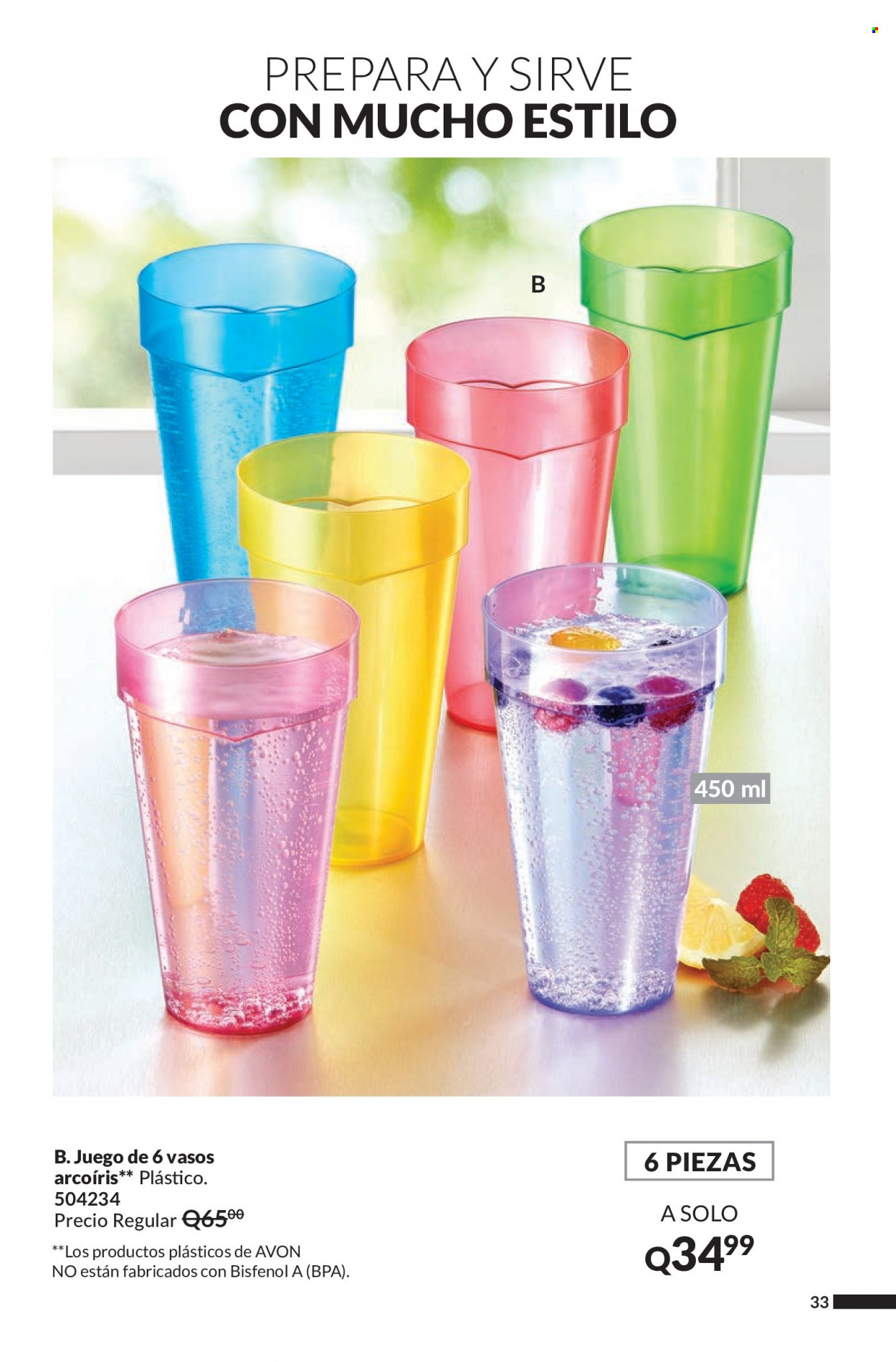 Catálogo Avon. Página 33
