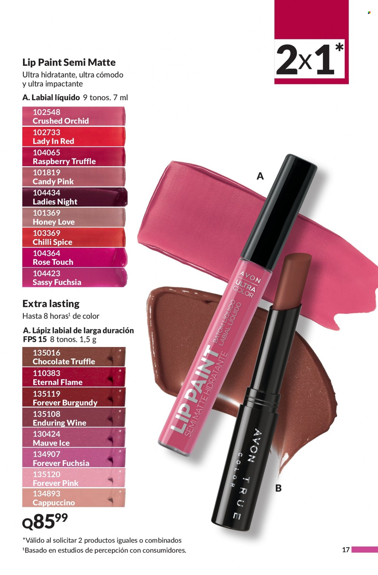 Catálogo Avon. Página 17
