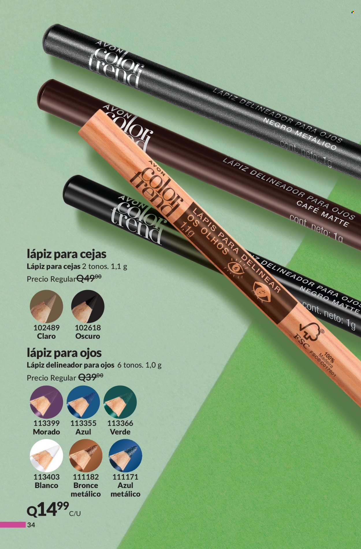 Catálogo Avon. Página 34