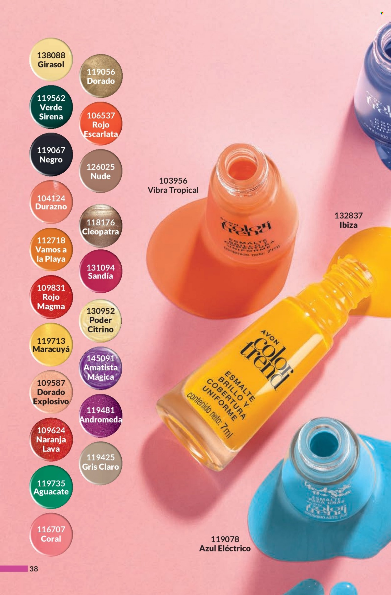 Catálogo Avon. Página 38