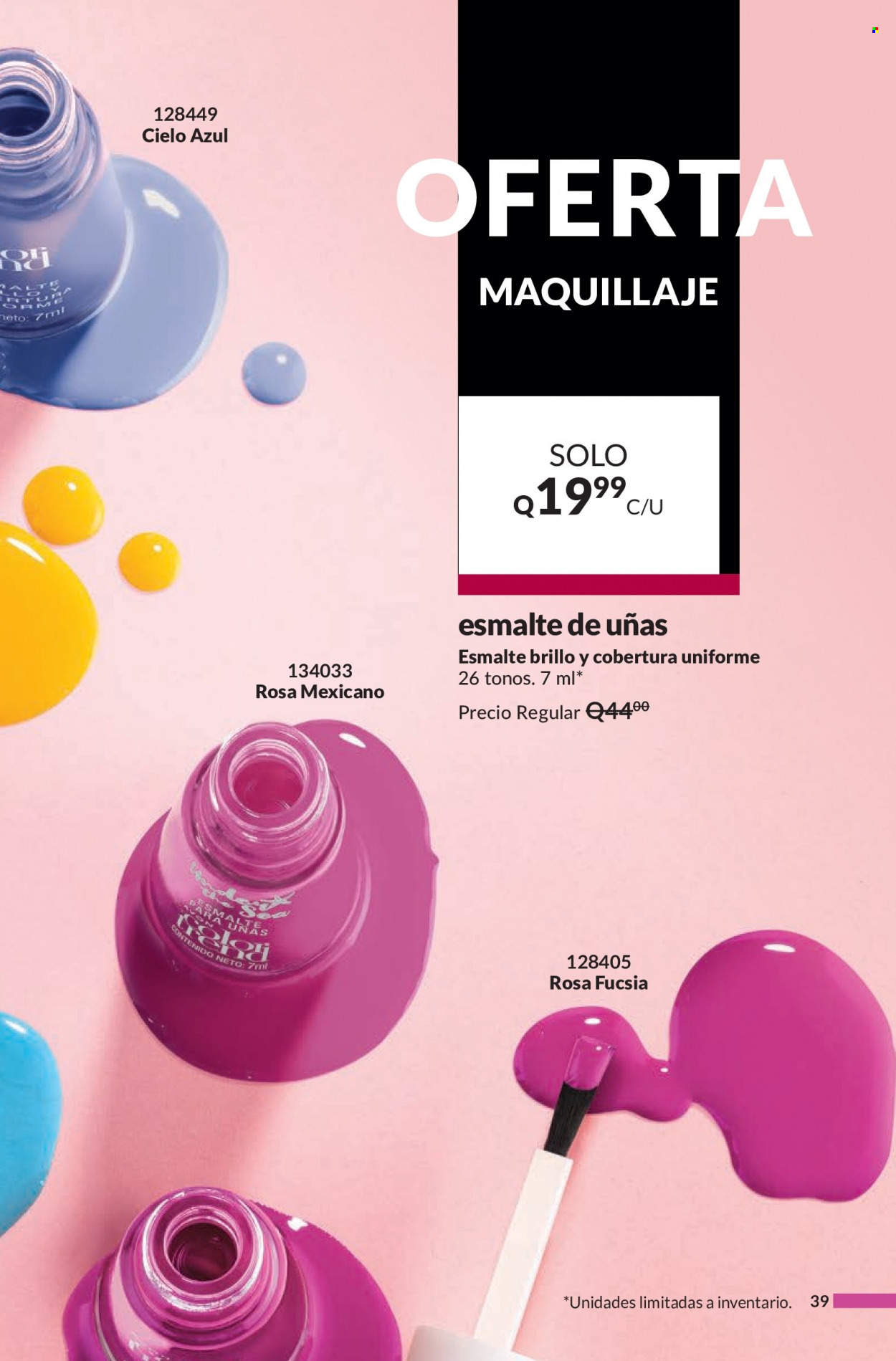 Catálogo Avon. Página 39