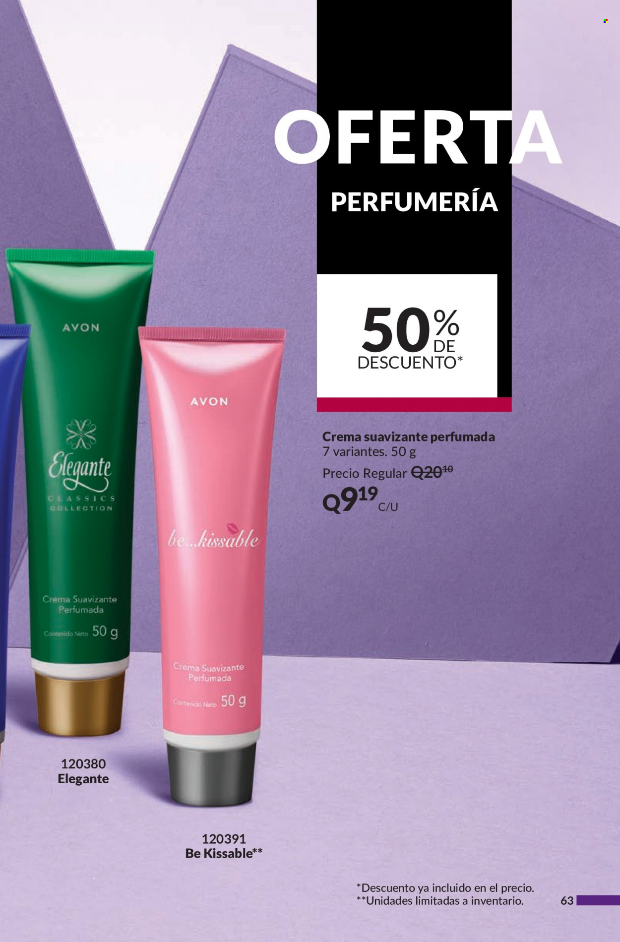 Catálogo Avon. Página 63