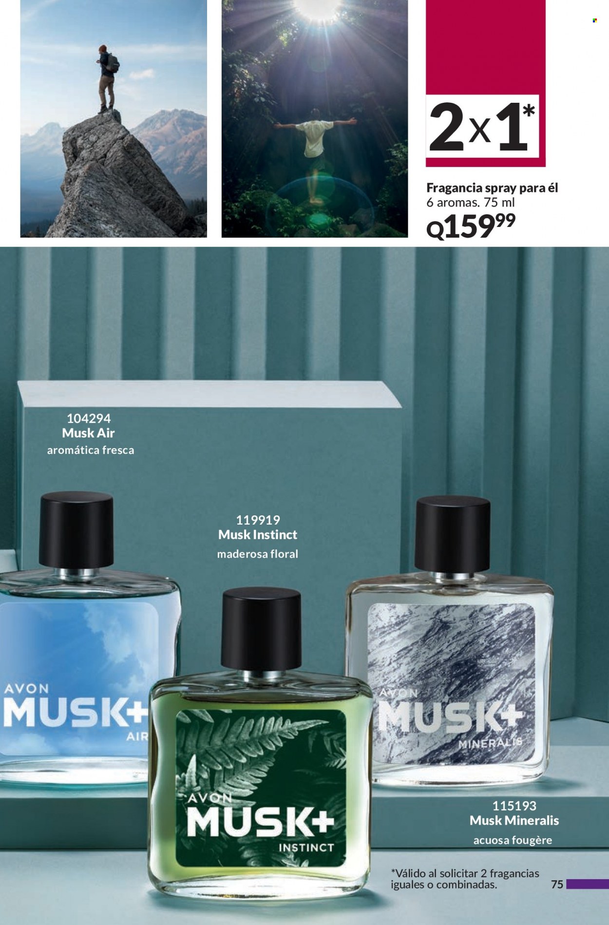 Catálogo Avon. Página 75