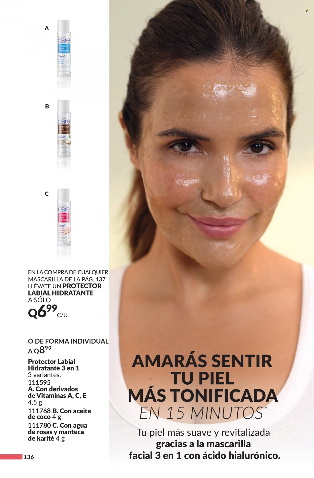 Catálogo Avon. Página 136