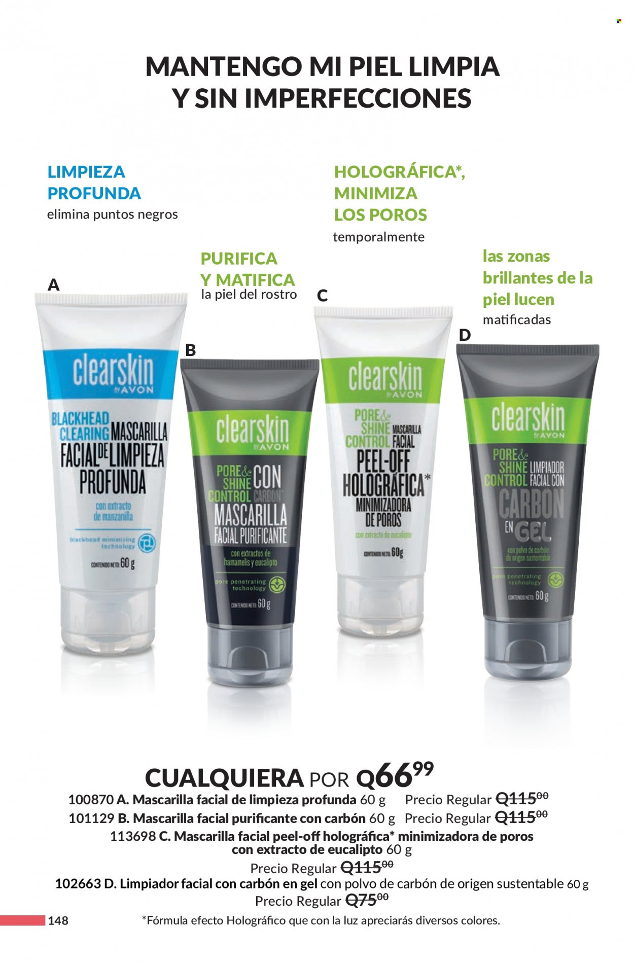 Catálogo Avon. Página 148