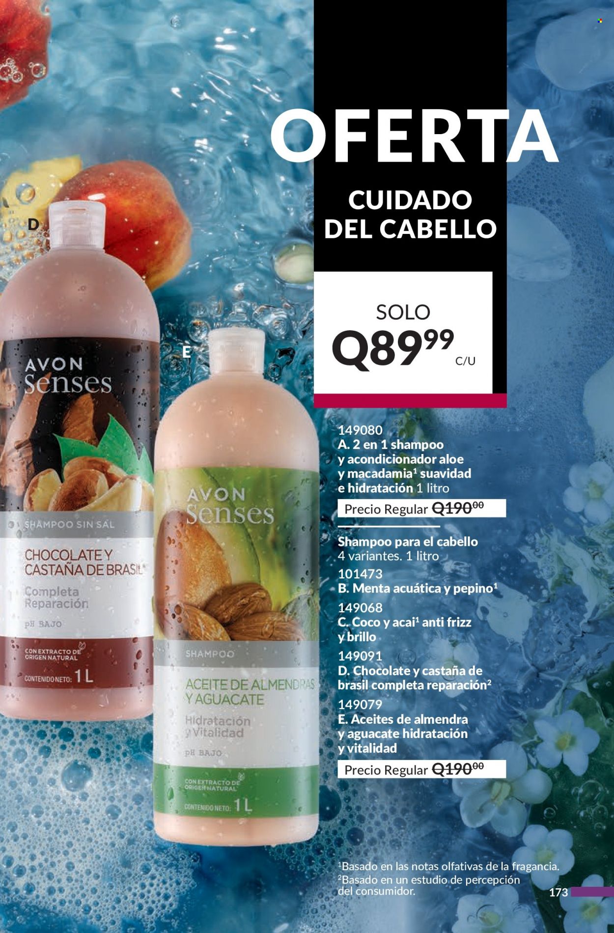 Catálogo Avon. Página 173