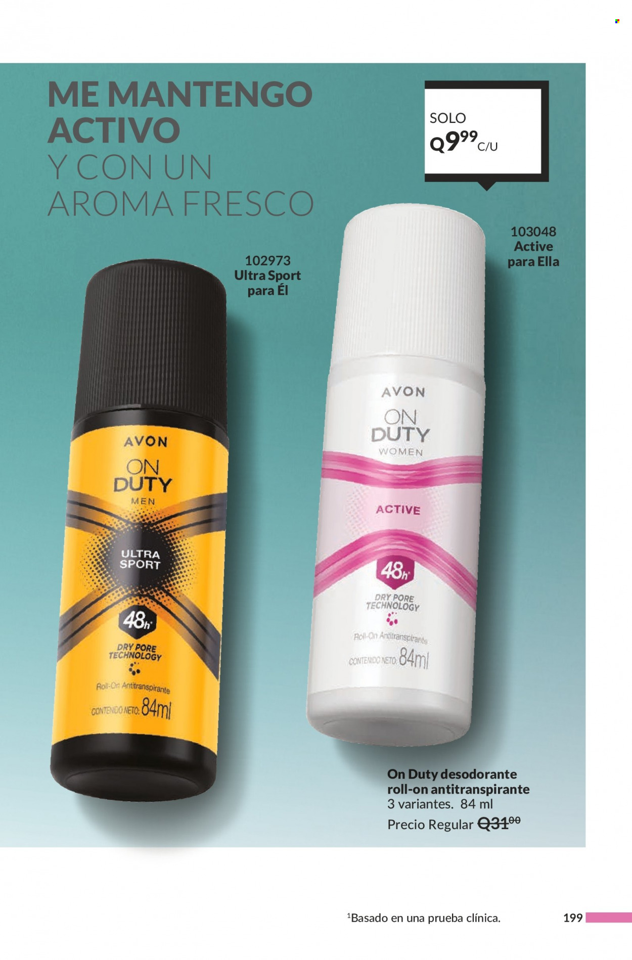 Catálogo Avon. Página 199