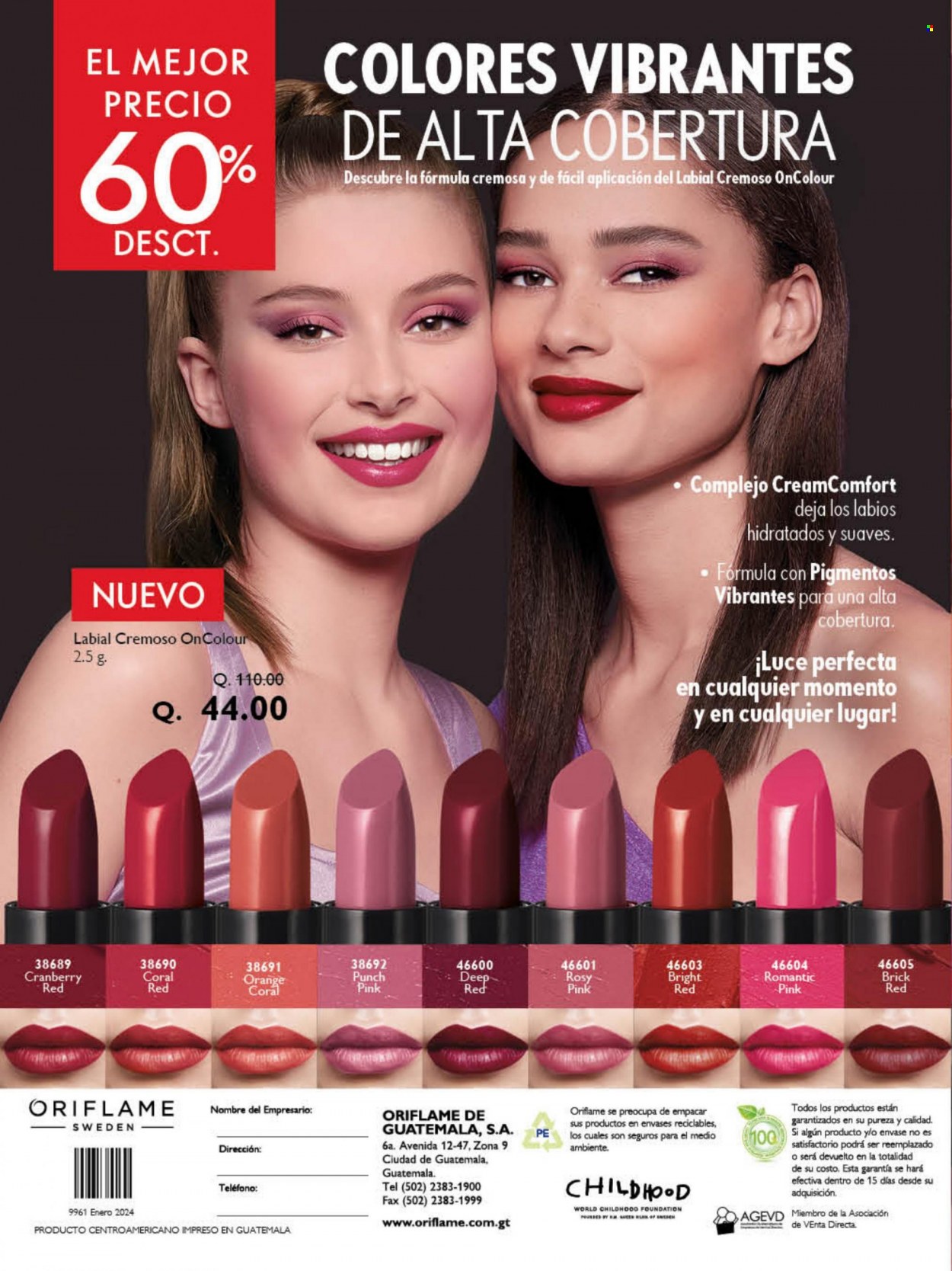 Catálogo Oriflame - 1.1.2024 - 31.1.2024. Página 137