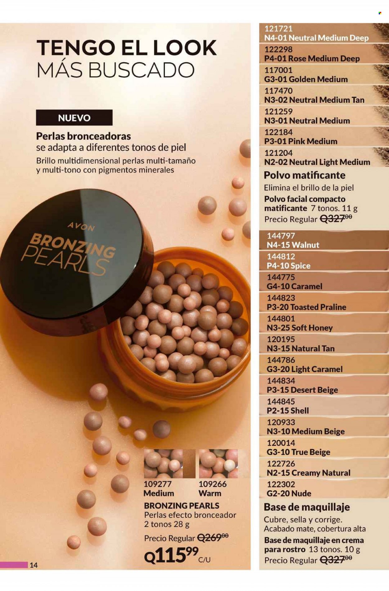 Catálogo Avon. Página 14