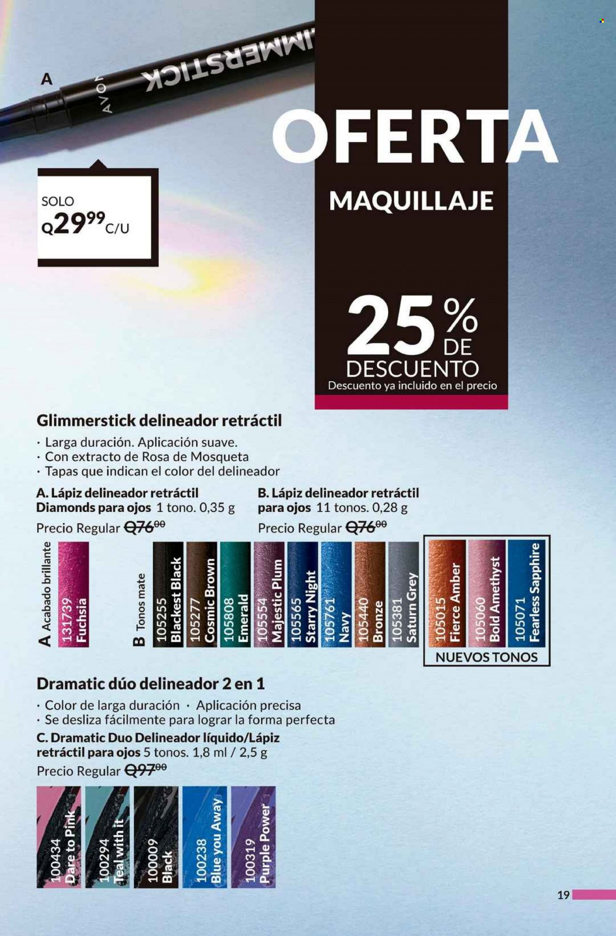 Catálogo Avon. Página 19
